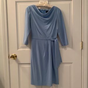 Blue long sleeve dress